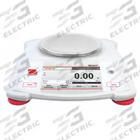 OHAUS Compact Bench Scale: 420 g Capacity, 0.01 g Readability, Carat/Custom/g/mg/oz/pwt, ABS (MPN STX422). Key specifications — Brand: OHAUS; Display Type: VGA Touchscreen.