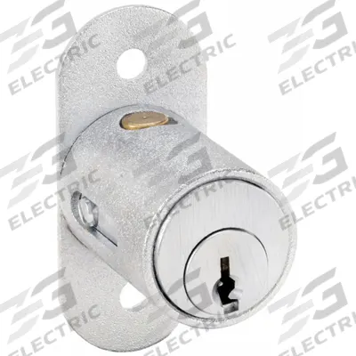 COMPX NATIONAL Sliding Door Lock: 1 1/8 in Lg, 7/8 in Wd - Locks for Sliding Doors