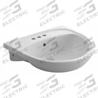 AMERICAN STANDARD Bathroom Sink: Mezzo™, White, Fireclay China, 22 in Overall Lg, 3 Faucet Holes (MPN 9960403.020). Key specifications — Series: Mezzo™; Includes: Rear Overflow, Space Saving Design, Recessed Self-Draining Deck, Barrier Free Design, Self Rimming with Sealant, Mounting Kit, Cutout Template; Color: White; Brand: AMERICAN STANDARD; Sink Type: Bathroom; Material: Fireclay China; Sink Material: Ceramic.