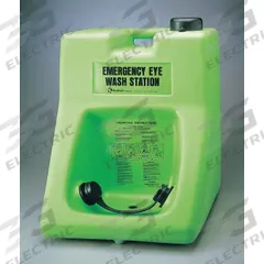 FEND-ALL BY PIP Eyewash Station: Gravity-Fed, 16 gal Cap, Eyes, Saline Concentrate, Media Included (MPN 32-000200-0000). Key specifications — Standards: ANSI Z358.1; Sub-brand: Fendall Porta Stream(R) II; Eyesaline; Refill Type: Bottle; Activation: Pull Strap; Series: Porta Stream II; Sub-Brand: Fendall; Included Media: Media Included.