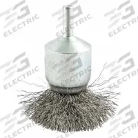 APPROVED VENDOR Flared End Brush: Crimped Steel, 2 in Dia, 0.01 in Fill Dia, 1/4 in Shank (MPN 66252838899). Key specifications — Brand: APPROVED VENDOR.