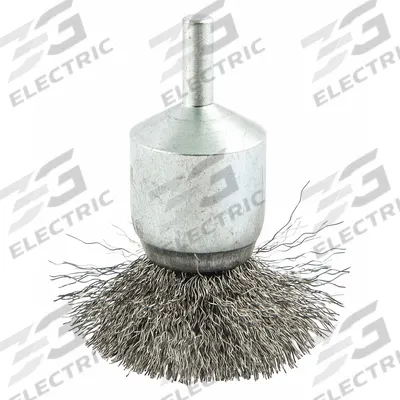 APPROVED VENDOR Flared End Brush: Crimped Steel, 2 in Dia, 0.01 in Fill Dia - Flared Light-Cleaning Brushes for Carbon Steel