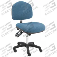 Ergonomic Chair: Fabric, Armless, Ht Range 17 in to 22 in, 21 1/2 in Seat Wd, 19 in Seat Dp, Blue (MPN WNS-DFB-TLC-WW-BLUE). Key specifications — Foot Support: No; Back Tilt Backward: 80°; Back Tilt Forward: 105°; Base Material: Nylon; Brand: BENCHPRO; Product Type: Ergonomic Chair; ESD-Safe: Not ESD Safe; Seat Tilt Backward: 10°.