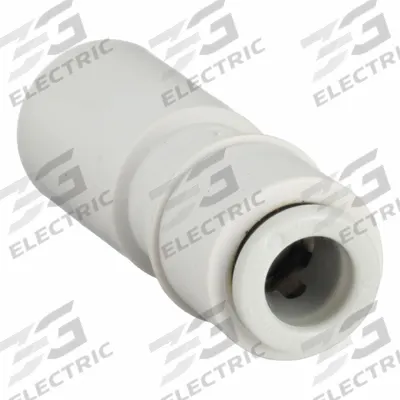 SMC Push-Fit Adapter Fitting: 6 mm OD x 12 mm OD Size, Push-to-Connect x Push-to-Connect - Polybutylene & Brass Tube Fittings