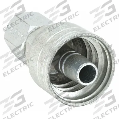 WEATHERHEAD Hydraulic Crimp Fitting: Steel x Steel, Straight, -6 For Hose Dash Size - Weatherhead Crimp Hydraulic Hose Fittings with JIC Connection