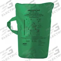 KENT SAFETY Immersion Suit Replacement Bag: Green, 59ME33, 154100-200-005-13, 15 1/2 lb Buoyancy (MPN 154300-400-005-13). Key specifications — Compatible with Grainger Part Number: 59ME33; Compatible with Manufacturer Model Number: 154100-200-005-13; Manufacturer Part Number: 154300-400-005-13; Brand: KENT SAFETY; Color: Green.