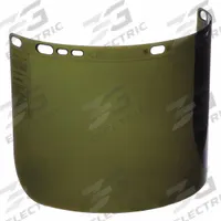 JACKSON SAFETY Face Shield Visor: 15 1/2 in Overall Wd, 8 in Overall Ht, 0.06 in Overall Thick (MPN 29080). Key specifications — Material: Polycarbonate; Brand: JACKSON SAFETY; Compatible Grainger Part Number: 43FY60.