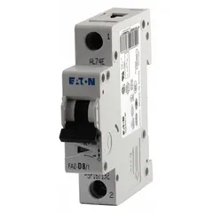 EATON IEC Supplementary Protector: 25 A Amps, 48V DC, 15kA at 277V AC, Lug, FAZ, 277/480V AC, C (MPN FAZ-C25/1-SP). Key specifications — Brand: EATON; Terminal Connection: Lug; DC Voltage Rating: 48V DC; Max. AIR Rating: 15kA at 277V AC; Series: FAZ; AC Voltage Rating: 277/480V AC; Curve Type: C.