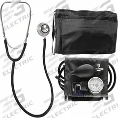 MABIS Combination Kit: Combo Kit, Adult, Nylon, Adult Cuff Named Size, 9 13/16 in Cuff Wd, Arm (MPN 01-260-021). Key specifications — Cuff Named Size: Adult; Patient Type: Adult; Color: Black; Brand: MABIS; Product Type: Combination Kit; Cuff Material: Nylon; Includes: Chestpiece; Blood Pressure Test Location: Arm.