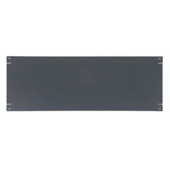 VIDEO MOUNT PRODUCTS Blank Panel: 8 Rack Units, 19 in Overall Wd, 14 in Overall Ht, Black, Steel (MPN ER8B). Key specifications — Brand: VIDEO MOUNT PRODUCTS; Product Type: Blank Panel; Color: Black; Material: Steel.