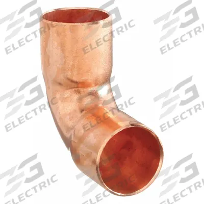 NIBCO Sweat Fitting Elbow: 3/4 in CTS x 3/4 in CTS, Cup x FTG, Wrot Copper (MPN U607I 3/4) - Wrot Copper Tube Fittings