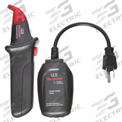 WESTWARD Circuit Breaker Finder: 110 to 240V AC, CAT III 250V, No Display, GFCI/Std - Circuit Breaker Finders