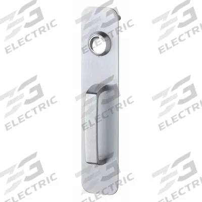 DEXTER Mechanical Exit Device Trim: Chrome (MPN ED1000T-NL-HPUL-NC-26D) - Trim, Handles & Pulls for Exit Push Bars