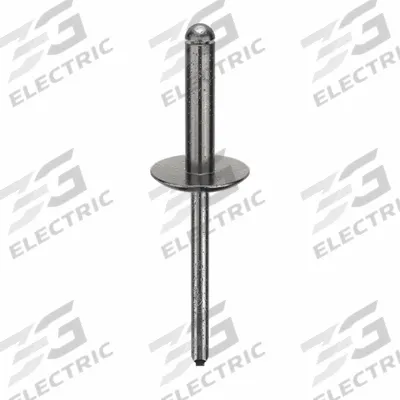 Grainger Blind Rivet,2 1/6" L,0.188" dia,PK250: Inch, 2 11/64 in Overall Lg, 53/64 in Body Lg - Large Flange Blind Rivets