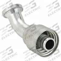 AEROQUIP Hydraulic Crimp Fitting: Steel x Steel, 45° Elbow, -16 For Hose Dash Size, Flange x Crimp (MPN 4S20FHA16). Key specifications — Fitting Gender: Male x Genderless; Fitting Connection Type: Flange x Crimp; For Hose Dash Size: -16; Brand: AEROQUIP.