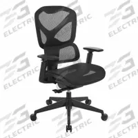 OFFICE STAR PRODUCTS Office Chair: Work Smart, Black, Mesh Material, 23 in Back Ht, 20 in Seat Wd (MPN 71142M-3). Key specifications — attr995518: Work Smart; attr982877: Black; attr982913: Yes; attr982865: Black; attr982870: OFFICE STAR PRODUCTS; attr982901: Black.