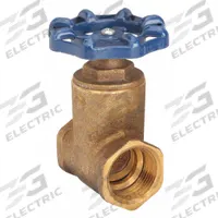 NIBCO Gate Valve: 1 in, Bronze, Non-Rising, FNPT x FNPT, 200 psi Max. Pressure (CWP), Wheel (MPN T29 1). Key specifications — Wedge Material: Cast Brass; Brand: NIBCO; Bonnet Material: Bronze.