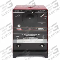 LINCOLN ELECTRIC Stick Welder: Idealarc 250, AC/DC, Power Source Only (MPN K1053-8). Key specifications — Input Frequency: 60 Hz; Maximum Amperage (Stick): 300A; Phase: Single-Phase; Input Voltage (Nominal) (Merch - Table Column, Filters): 480V.