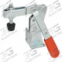 JW WINCO Vertical Acting Toggle Clamp: Vertical Handle, Flange Base Mounting, 95 mm Arm Lg, Rubber (MPN 812-300-CV). Key specifications — attr668198: JW WINCO.