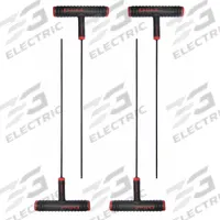 EKLIND Hex Key: 1 Ball Ends, 3/8 in Tip Size, SAE, Long, Alloy Steel, Black Oxide, T, 1 Tips, 2 PK (MPN 61824). Key specifications — attr1205521: EKLIND; attr1205526: Black Oxide.