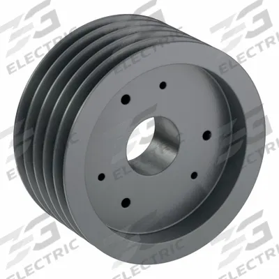 APPROVED VENDOR V-Belt Pulley: C110, 5 Groove, 11.4 in OD, Bushed Bore - Bushed-Bore Cast-Iron V-Belt Pulleys
