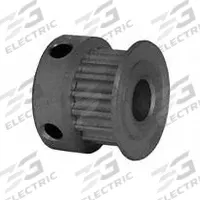DAYTON Timing Pulley: Modified Curvilinear, Fixed, For GT Timing Belt Section, For 6 mm Belt Wd (MPN 16-3P06M6CA6). Key specifications — Brand: DAYTON; Finish: Clear Anodized; For Belt Series: Powerhouse®.