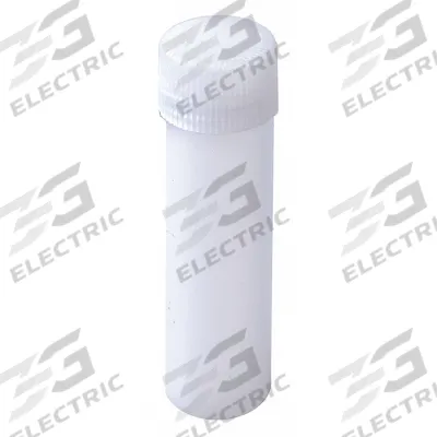 APPROVED VENDOR Vial with Screw Cap: Sample, HDPE, 5 mL, White, 12.7 mm Body Dia, Non-Sterile - Plastic Lab Vials