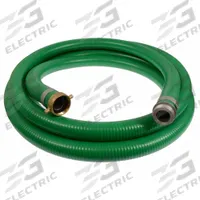 Suction and Discharge Hose: 6 in Hose Inside Dia., 45 psi, Green, 6 in x 6 in Fitting Size (MPN SP600-10MF). Key specifications — Temp. Range: 0° to 158°F; Hose Color: Green; Brand: APPROVED VENDOR.
