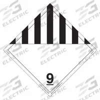LABELMASTER Miscellaneous Dangerous Goods Placard: Dangerous, 10 3/4 in x 10 3/4 in, Vinyl, 25 PK (MPN Z-RVW19). Key specifications — Brand: LABELMASTER; Message: Dangerous.