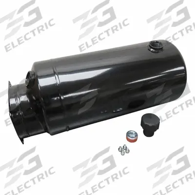 STONE Reservoir Tank: 2 gal Reservoir Capacity, Round, Steel, 170 mm Overall Lg - Hydraulic Power Unit Reservoirs
