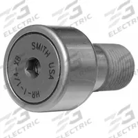 SMITH BEARING Cam Follower: 2 1/4 in Dia, Heavy, 1 Row, Open, Hex Socket, Flat, 1 1/4 in Roller Wd (MPN HR-2-1/4-B). Key specifications — Brand: SMITH BEARING; Duty Type: Heavy; System of Measurement: Inch.