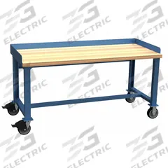 LISTA Workbench: Fixed Ht, Butcher Block, 60 in x 30 in, 1,000 lb Overall Load Capacity, Blue (MPN XSWB00-60BTBB). Key specifications — Brand: LISTA.