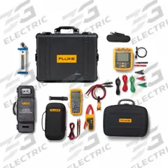 FLUKE Solar Kit: Backlit LCD, 1,500 V DC Open Circuit Volt Measurement - Max, Datalogging (MPN FLK-PVA-1537-283/PV). Key specifications — attr992677: Transit Case; attr992673: FLK-PVA-1537-283/PV; attr992674: FLUKE; attr992675: Yes; attr992676: Backlit LCD.