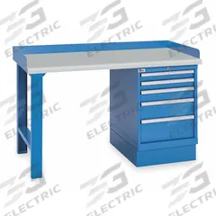 LISTA Workbench: Fixed Ht, Laminate, 60 in x 30 in, 1,000 lb Overall Load Capacity, Blue (MPN XSWB21-60PT/BB). Key specifications — Brand: LISTA.