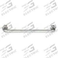 MONROE PMP Pull Handle: Threaded Holes, Stainless Steel, Silver, 5/16"-18 Screw Size, 0.31 in (MPN PH-0186). Key specifications — Brand: MONROE PMP; Projection Type: Non-Recessed; Material: Stainless Steel; Finish: Polished; Color: Silver; Folding Type: Fixed; Mounting Type: Threaded Holes; Screw Size: 5/16"-18.
