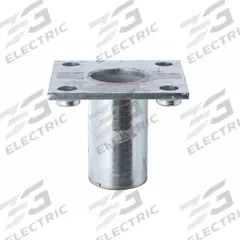 DBI-SALA Davit Base: 11 in x 9 1/2 in, Surface Mnt, 11 in Lg, Gray/Silver, Base, 750 lb Wt Capacity (MPN 8000091). Key specifications — Brand: DBI-SALA; Features: Reduce Surface Obstructions that Occur with Surface Mounted Davit Bases; Color: Silver; Confined Space Component: Base; For Use With: Davit Masts.