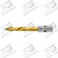 HOLEMAKER TECHNOLOGY Drill Bit: 3/8", 135° TurboTip Point, TiN-Coated HSS, Impact Rated (MPN 209016-0090). Key specifications — attr1234973: Impact Rated; attr1234966: HOLEMAKER TECHNOLOGY; attr1234968: VersaDrive Hex; attr1234978: 0.3750.
