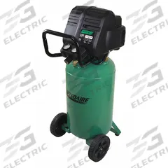 SPEEDAIRE Portable Air Compressor: Oil Free, 15 gal, Vertical, 1.7 hp, 5.1 cfm @ 90 psi, 120V AC (MPN 40CF16). Key specifications — attr48686: Oil Free; attr48685: 120V AC; attr48689: 2.30 cfm; attr48678: 15 A; attr48671: SPEEDAIRE; attr124308: Standard (75 dBA or more).