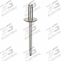 Blind Rivet,1 3/4" L,0.156" dia,PK500: Inch, 1 3/4 in Overall Lg, 27/64 in Body Lg, Open End, 500 PK (MPN U34122.015.0054). Key specifications — Brand: APPROVED VENDOR.