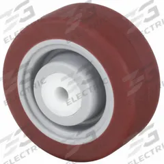 APPROVED VENDOR Caster Wheel: 3 in Wheel Dia., 1 1/4 in Wheel Wd, Polyurethane, 210 lb Load Rating (MPN 26Y397). Key specifications — Brand: APPROVED VENDOR; Wheel/Tread Color: Red.