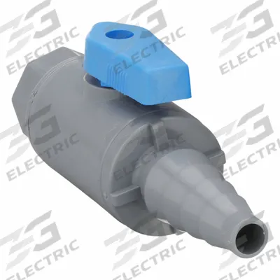 APPROVED VENDOR Manual Two-Way Ball Valve: 1/4 in, PVC, Straight, FNPT x Barb - PVC Ball Valves