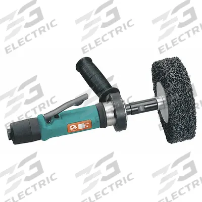DYNABRADE Air Finishing Sander: 5 in Max, 0.7 hp, 35 cfm, 1/4 in NPT, 1/2 in Arbor - Inline-Mount Finishing Tools