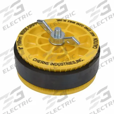 CHERNE Pipe Plug: Wing Nut, Inside Pipe, For 6 in Pipe - Wing-Nut Closure Blocking Plugs