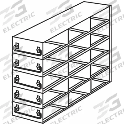 ARGOS TECHNOLOGIES Freezer Drawer Rack: 21 3/4 in Overall Lg, 8 5/8 in Overall Wd, Stainless Steel - Cold Storage Racks