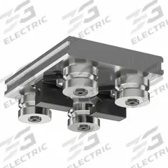 HEPCOMOTION GV3 Carriage: For 44 mm Rail Wd, Roller, GV3 Std Carriage, 35.8 mm Carriage Ht, Aluminum (MPN AU4434L125LBNS). Key specifications — Carriage Material: Aluminum; Roller Material: Stainless Steel; Size: 44; Brand: HEPCOMOTION; Features: Slide Lubricators; Type: GV3 Standard Carriage.