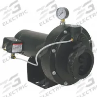 DAYTON Convertible Well Jet Pump: Thermoplastic, Single Phase, 115/230V AC, 3/4 hp, 80 ft Head (MPN 4HEZ5). Key specifications — Brand: DAYTON; Rated Voltage: 115/230V AC; Includes: Pressure Gauge; Ejector Included: No Ejector Included; Ejector: Not Included.