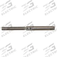 LOOS Wire Rope Stud: 3/32 in Compatible Rope Dia, Left Hand, 1 13/64 in Thread Lg, External (MPN MS21259-3LH). Key specifications — Material: Stainless Steel; Compatible Rope Material: Stainless Steel; Thread Size: #10-32; Brand: LOOS.