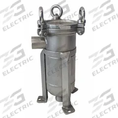 APPROVED VENDOR Bag Filter Housing: 316L Stainless Steel, Bag Trade Size 3, 1 in, NPT, 25 gpm (MPN SBB-3-1-N-B-6-15). Key specifications — Brand: APPROVED VENDOR; Cover Type: Band Clamp.