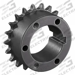 TSUBAKI Sprocket: For 40 Chain, 21 Teeth, 3.355 in Pitch Dia, 3.617 in Outside Dia, Steel (MPN 40P21). Key specifications — Brand: TSUBAKI; Required Bushing Series: P1.