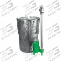 MYERS Sewer Ejector Pump System: 30 gal, 2/5 hp, 115V AC, 60 gpm Flow Rate @ 10' of Head, Base Model (MPN SR1830-23-2-01). Key specifications — Rated Voltage: 115V AC; Discharge Location: Top; Brand: MYERS; Switch: Piggyback Tether Float.